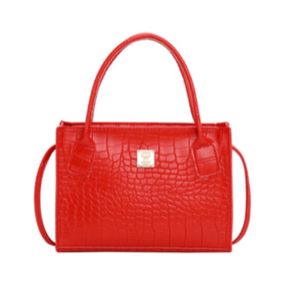 Bright Red Shoulder Bag - Picture 5 of 6